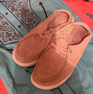 Rose gold sparkling Wendy Hey Dudes